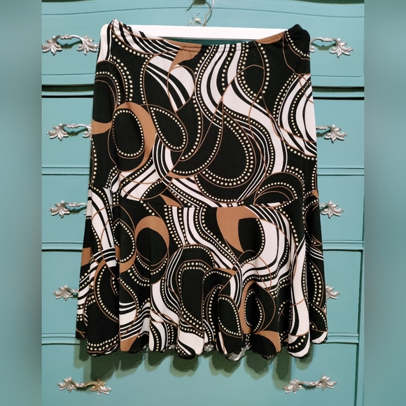 Claudia Richard abstract print skirt - Picture 2 of 3